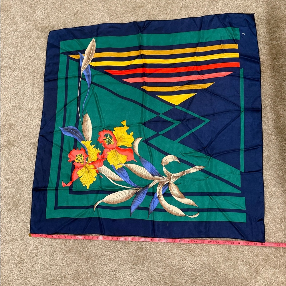 Satin Patterned Scarf